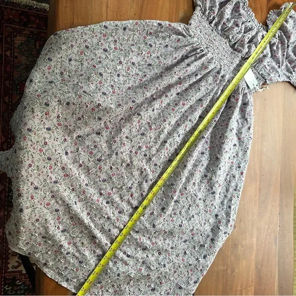 NWT TUCKERNUCK Hyacinth House Lilac Ruched Neck Cali Midi Dress Size Small S - Picture 11 of 13